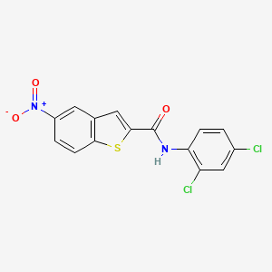 N-(2,4-dichlorophenyl)-5-nitro-1-benzothiophene-2-carboxamide