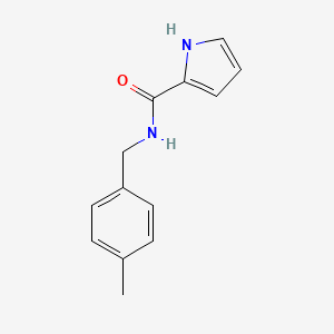 molecular formula C13H14N2O B3141379 N-[(4-methylphenyl)methyl]-1H-pyrrole-2-carboxamide CAS No. 478249-66-0