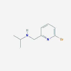 N-[(6-bromopyridin-2-yl)methyl]propan-2-amine