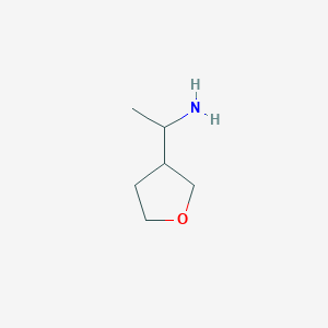 molecular formula C6H13NO B3141551 1-(氧杂环-3-基)乙-1-胺 CAS No. 479065-36-6