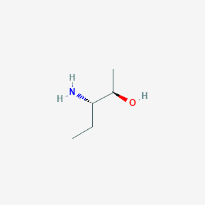 molecular formula C5H13NO B3141653 (2r,3s)-3-Aminopentan-2-ol CAS No. 482615-48-5