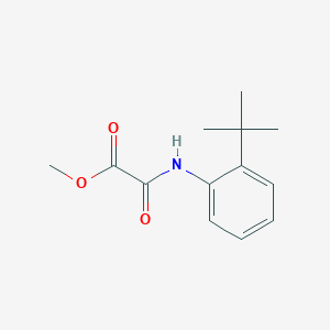 Acetic acid, 2-[[2-(1,1-dimethylethyl)phenyl]amino]-2-oxo-, methyl ester
