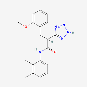 N-(2,3-dimethylphenyl)-3-(2-methoxyphenyl)-2-(2H-tetrazol-5-yl)propanamide