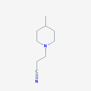 3-(4-Methylpiperidin-1-yl)propanenitrile