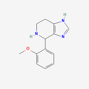 molecular formula C13H15N3O B3141850 4-(2-methoxyphenyl)-4,5,6,7-tetrahydro-3H-imidazo[4,5-c]pyridine CAS No. 4875-47-2