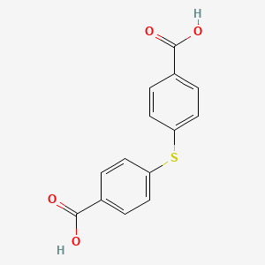 molecular formula C14H10O4S B3141926 4-(4-Carboxyphenyl)sulfanylbenzoic acid CAS No. 4919-48-6