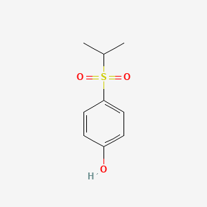 molecular formula C9H12O3S B3141976 4-(Isopropylsulfonyl)phenol CAS No. 494794-53-5