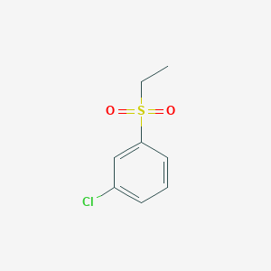 molecular formula C8H9ClO2S B3141982 1-氯-3-乙磺酰基苯 CAS No. 494870-50-7