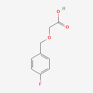 molecular formula C9H9FO3 B3142025 Acetic acid, 2-[(4-fluorophenyl)methoxy]- CAS No. 496975-12-3