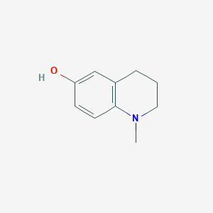 molecular formula C10H13NO B3142084 1-Methyl-1,2,3,4-tetrahydroquinolin-6-ol CAS No. 49742-76-9