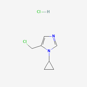 5-(Chloromethyl)-1-cyclopropyl-1H-imidazole hydrochloride