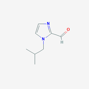 molecular formula C8H12N2O B3142117 1-(2-methylpropyl)-1H-imidazole-2-carbaldehyde CAS No. 497855-76-2