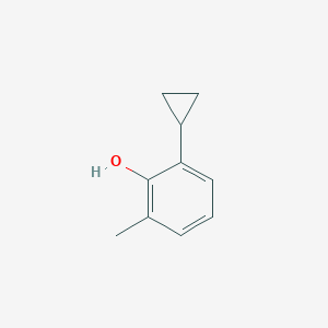 molecular formula C10H12O B3142160 2-环丙基-6-甲基苯酚 CAS No. 499236-68-9