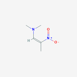 molecular formula C5H10N2O2 B3142171 (Z)-N,N-dimethyl-2-nitroprop-1-en-1-amine CAS No. 4996-51-4