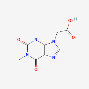 molecular formula C9H10N4O4 B3142241 (1,3-Dimethyl-2,6-dioxo-1,2,3,6-tetrahydro-purin-9-yl)-acetic acid CAS No. 500542-20-1
