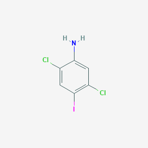 molecular formula C6H4Cl2IN B3142252 2,5-二氯-4-碘苯胺 CAS No. 500585-92-2
