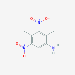 molecular formula C8H9N3O4 B3142256 2,4-Dimethyl-3,5-dinitroaniline CAS No. 500729-87-3