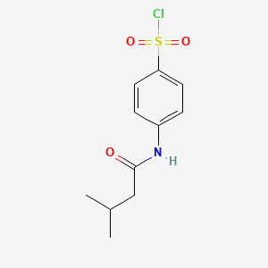 molecular formula C11H14ClNO3S B3142259 4-[(3-甲基丁酰)氨基]苯磺酰氯 CAS No. 500730-49-4