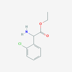 molecular formula C10H12ClNO2 B3142264 Ethyl Amino(2-chlorophenyl)acetate CAS No. 500772-75-8