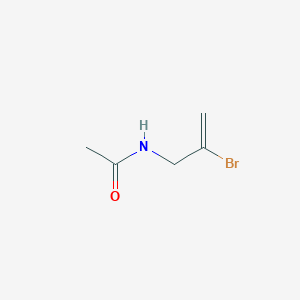 molecular formula C5H8BrNO B3142271 N-(2-Bromoallyl)acetamide CAS No. 500882-05-3