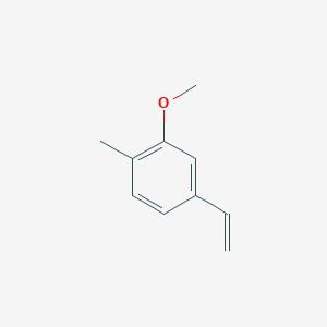 molecular formula C10H12O B3142295 2-Methoxy-1-methyl-4-vinylbenzene CAS No. 501371-37-5