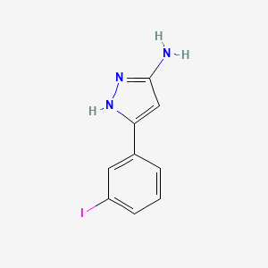 3-(3-Iodophenyl)-1H-pyrazol-5-amine