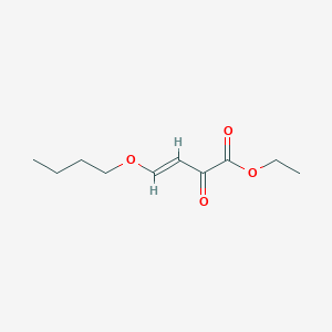 molecular formula C10H16O4 B3142307 (E)-乙基4-丁氧基-2-氧代丁-3-烯酸酯 CAS No. 502164-22-9