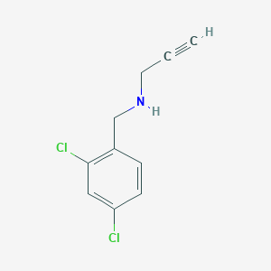 molecular formula C10H9Cl2N B3142371 N-(2,4-dichlorobenzyl)prop-2-yn-1-amine CAS No. 5031-76-5