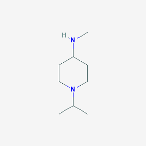 molecular formula C9H20N2 B3142374 1-异丙基-N-甲基哌啶-4-胺 CAS No. 503126-34-9