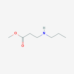 molecular formula C7H15NO2 B3142409 Methyl 3-(propylamino)propanoate CAS No. 5036-62-4