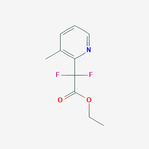 Ethyl Difluoro(3-methylpyridin-2-yl)acetate