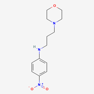 molecular formula C13H19N3O3 B3142420 N-(3-Morpholin-4-ylpropyl)-N-(4-nitrophenyl)amine CAS No. 503629-24-1