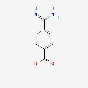 molecular formula C9H10N2O2 B3142449 Methyl 4-carbamimidoylbenzoate CAS No. 50466-15-4