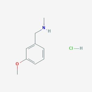 molecular formula C9H14ClNO B3142501 (3-Methoxybenzyl)methylamine hydrochloride CAS No. 5071-92-1