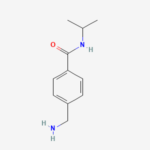 molecular formula C11H16N2O B3142506 N-Isopropyl 4-(aminomethyl)benzamide CAS No. 5072-27-5
