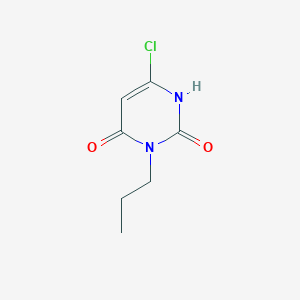 molecular formula C7H9ClN2O2 B3142514 6-chloro-3-propylpyrimidine-2,4(1H,3H)-dione CAS No. 50721-48-7