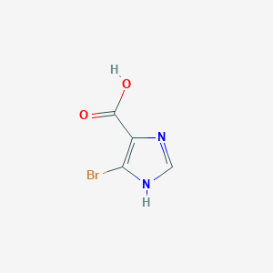 molecular formula C4H3BrN2O2 B3142535 4-溴-1H-咪唑-5-羧酸 CAS No. 50743-02-7