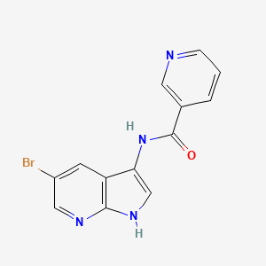 N-(5-bromo-1H-pyrrolo[2,3-b]pyridin-3-yl)nicotinamide