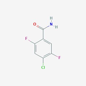 molecular formula C7H4ClF2NO B3142584 4-氯-2,5-二氟苯甲酰胺 CAS No. 508203-26-7