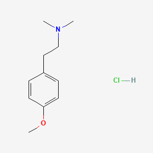 molecular formula C11H18ClNO B3142588 [2-(4-Methoxyphenyl)ethyl]dimethylamine hydrochloride CAS No. 50822-98-5