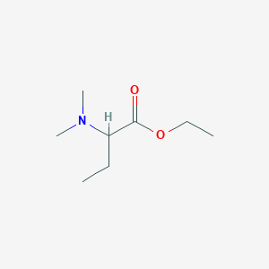 molecular formula C8H17NO2 B3142607 Ethyl 2-(dimethylamino)butanoate CAS No. 50870-28-5
