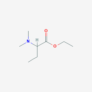 molecular formula C8H17NO2 B3142607 2-(二甲氨基)丁酸乙酯 CAS No. 50870-28-5