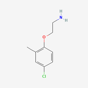 molecular formula C9H12ClNO B3142624 2-(4-Chloro-2-methylphenoxy)ethanamine CAS No. 50912-66-8