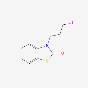 molecular formula C10H10INOS B3142626 3-(3-Iodopropyl)-3H-benzothiazol-2-one CAS No. 509148-22-5