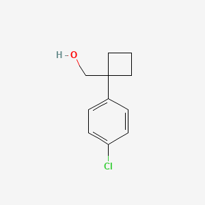 B3142646 (1-(4-Chlorophenyl)cyclobutyl)methanol CAS No. 50921-41-0