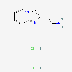 molecular formula C9H13Cl2N3 B3142731 2-Imidazo[1,2-a]pyridin-2-yl-ethylamine dihydrochloride CAS No. 51132-02-6