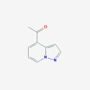 molecular formula C9H8N2O B3142732 1-(Pyrazolo[1,5-a]pyridin-4-yl)ethanone CAS No. 51143-67-0