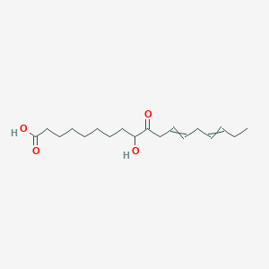9-Hydroxy-10-oxooctadeca-12,15-dienoic acid