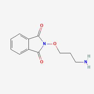 molecular formula C11H12N2O3 B3142743 2-(3-氨基丙氧基)-2,3-二氢-1H-异吲哚-1,3-二酮 CAS No. 511523-29-8