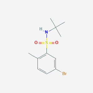 molecular formula C11H16BrNO2S B3142744 5-Bromo-n-(tert-butyl)-2-methylbenzenesulfonamide CAS No. 511529-00-3